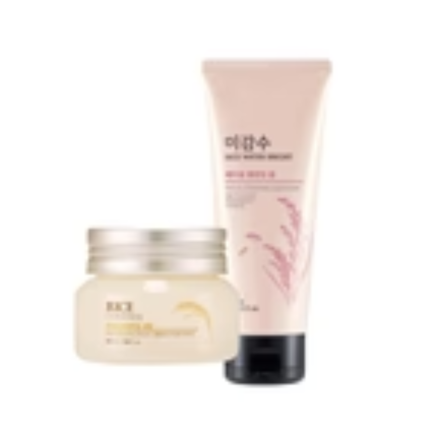 COMBO - Rice & Ceramide Moisturizing Cream & Rice Water Bright Foaming Cleanser