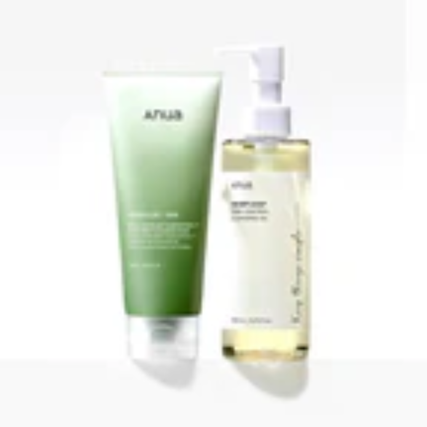 COMBO - Anua Heartleaf Double Cleanse Duo - Cleansing Oil & Cleansing Foam
