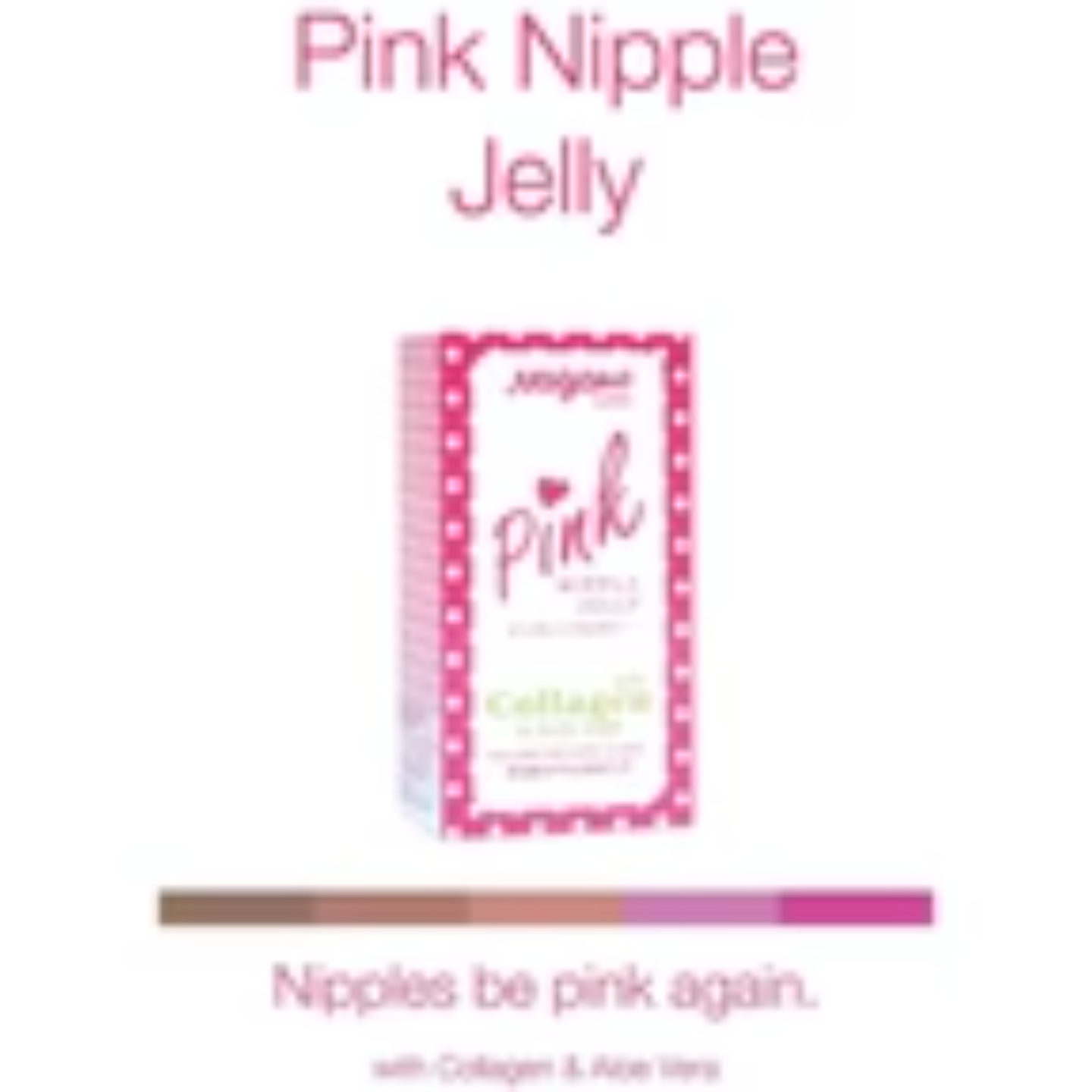 Nagano Pink Lips Nipple Jelly With Collagen & Aloe Vera 10ml